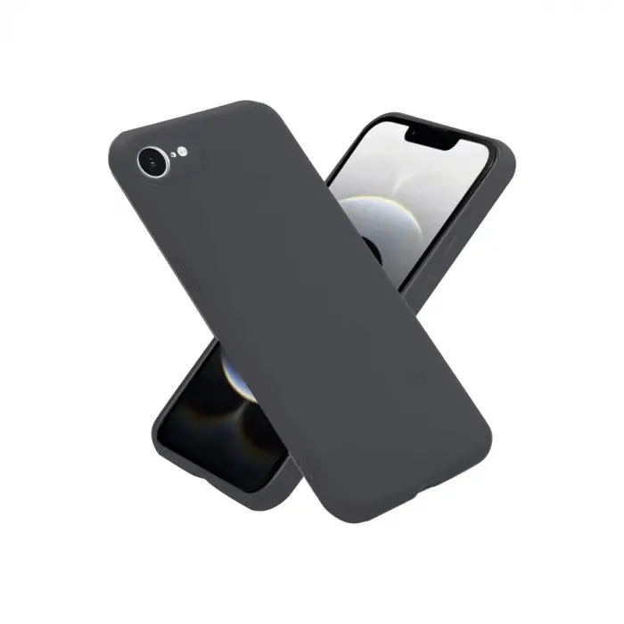 İphone 16e Kılıf First Silikon - Gri