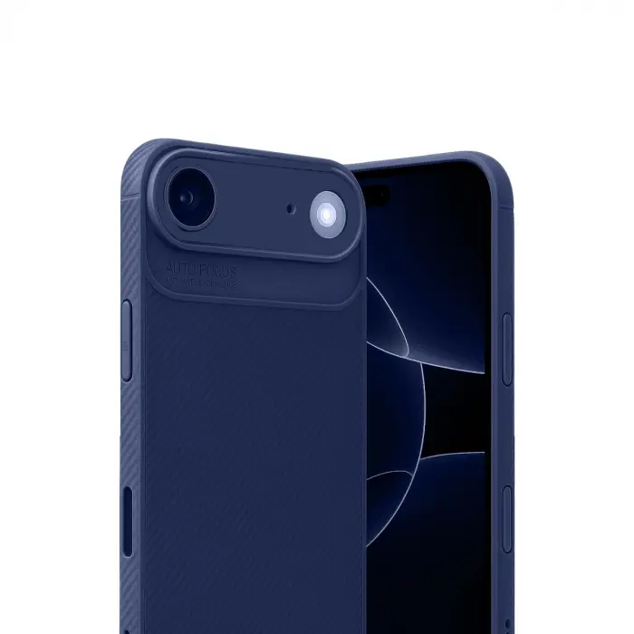 İphone 17 Air Auto Focus Karbon Kapak - Lacivert