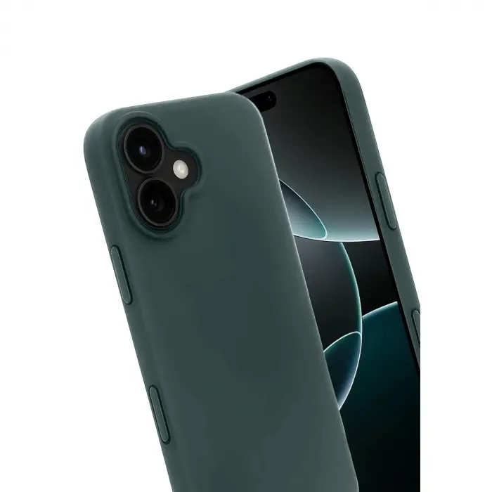 İphone 17 First Silikon - Koyu Yeşil