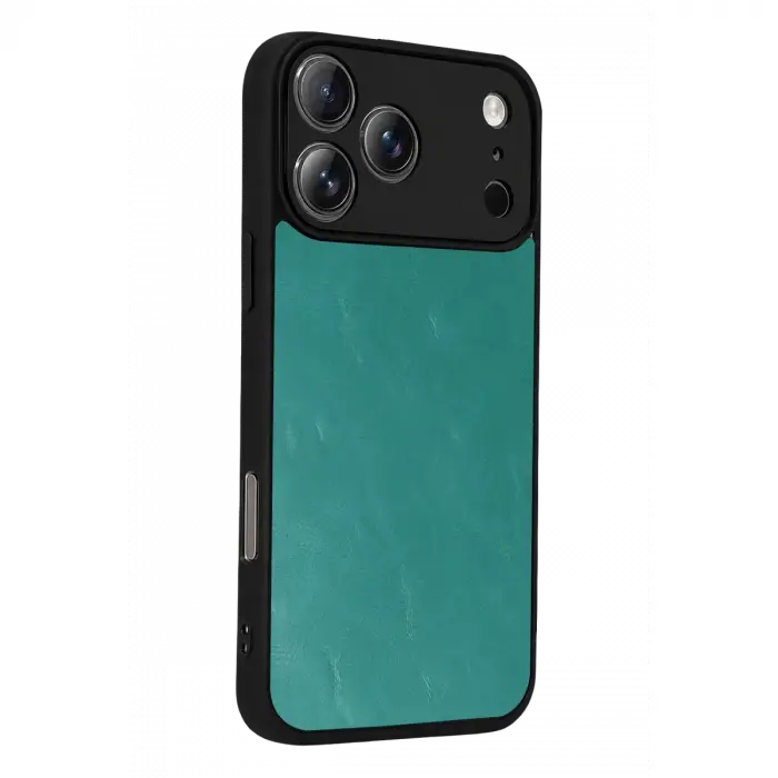 İphone 17 Pro Aras Deri Kapak - Açık Yeşil