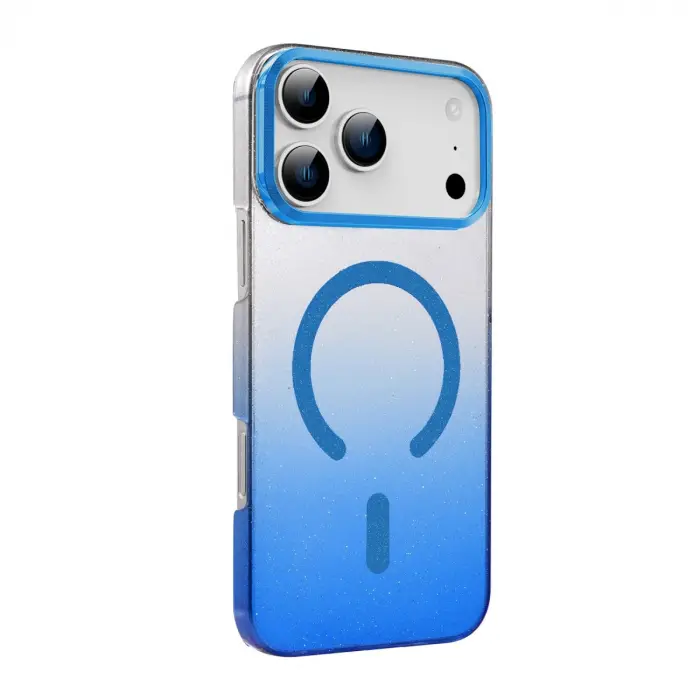 İphone 17 Pro Glossy Magsafe Kapak - Mavi