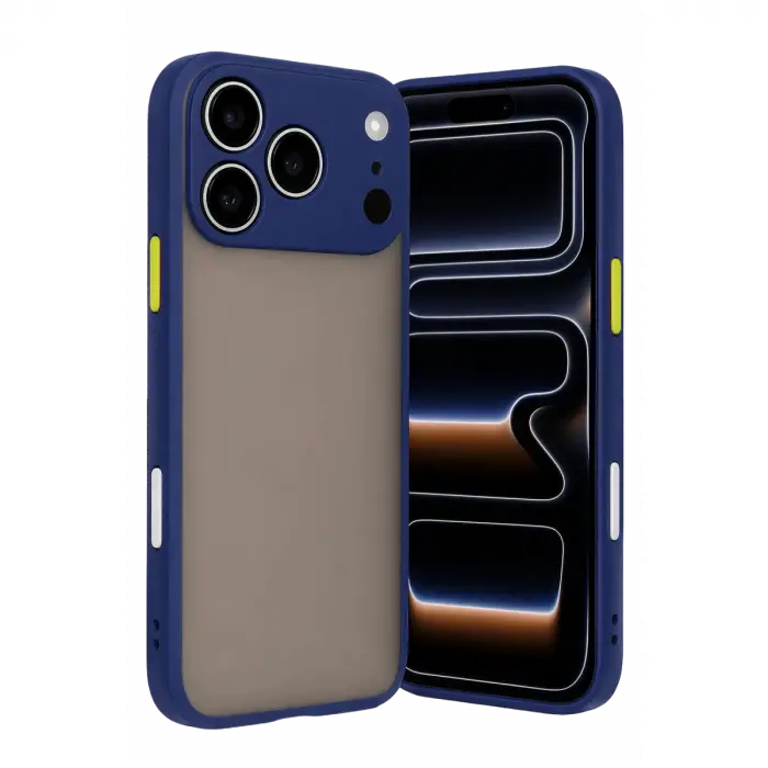 İphone 17 Pro Kılıf Montreal Silikon Kapak - Laicvert