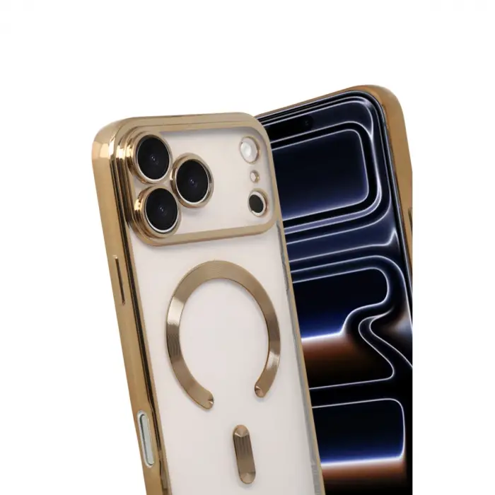 İphone 17 Pro Kross Magneticsafe Kapak - Gold