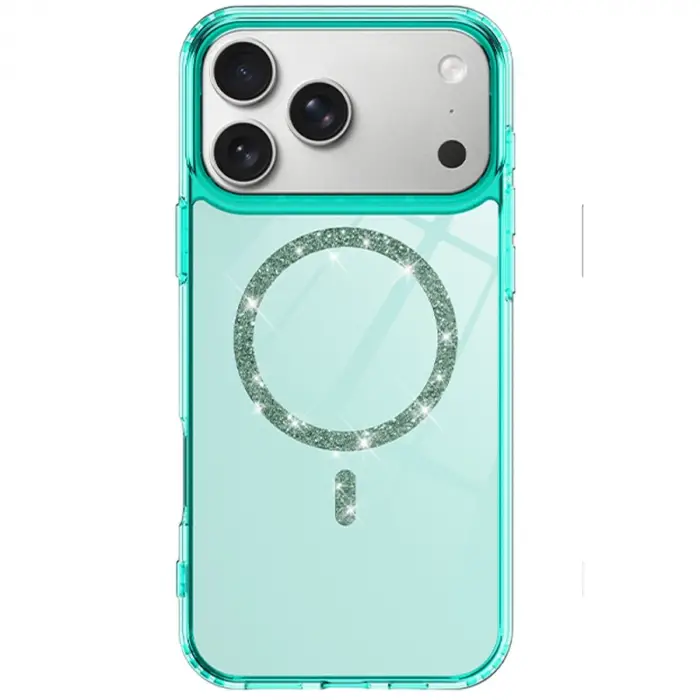 İphone 17 Pro Live Diamond Magsafe Kapak - Yeşil