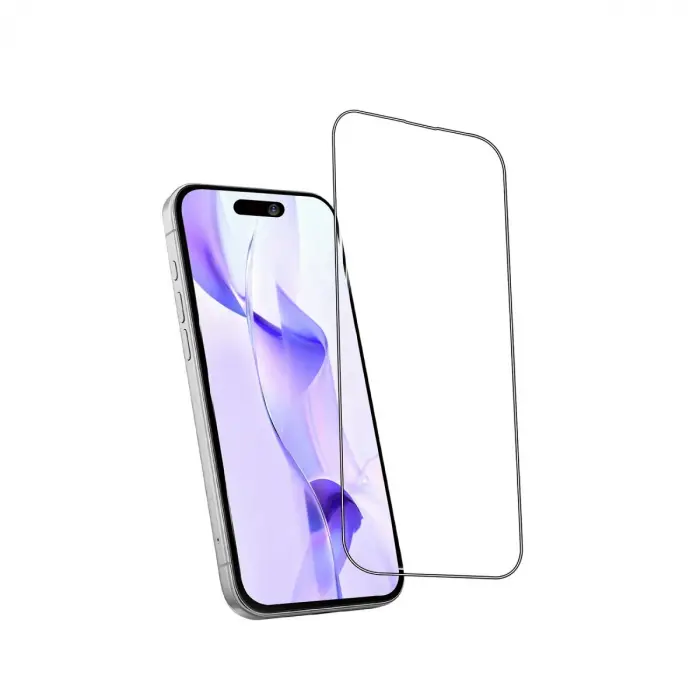 İphone 17 Pro Max Bilvis 5in1 3d Magic Cam Ekran Koruyucu - Siyah