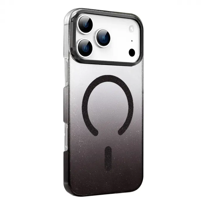 İphone 17 Pro Max Glossy Magsafe Kapak - Siyah