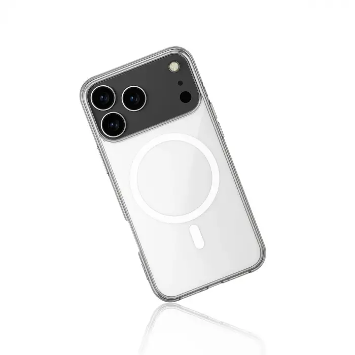 İphone 17 Pro Max Kılıf Magneticsafe Şeffaf Silikon - Şeffaf