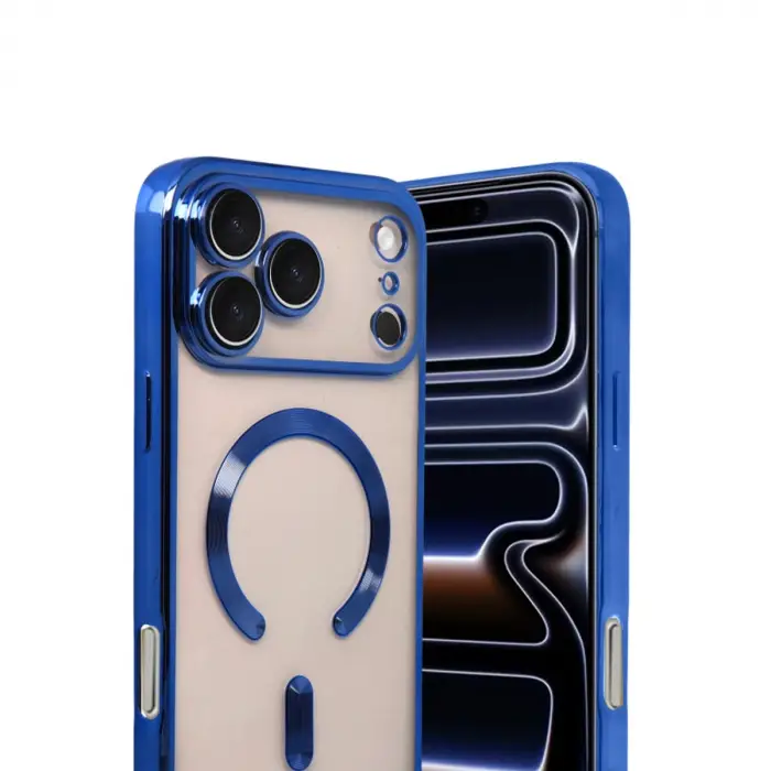 İphone 17 Pro Max Kross Magneticsafe Kapak - Lacivert
