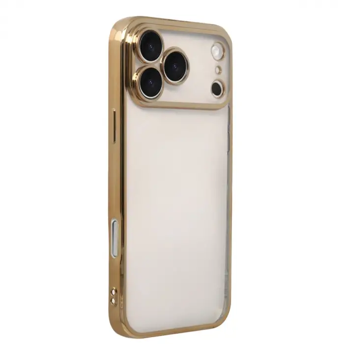 İphone 17 Pro Razer Lensli Silikon - Gold