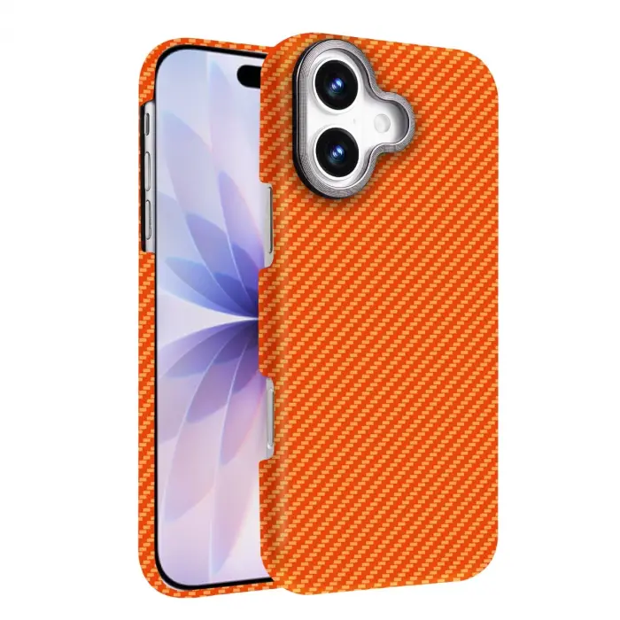 İphone 17 Vega Magsafe Kapak - Turuncu