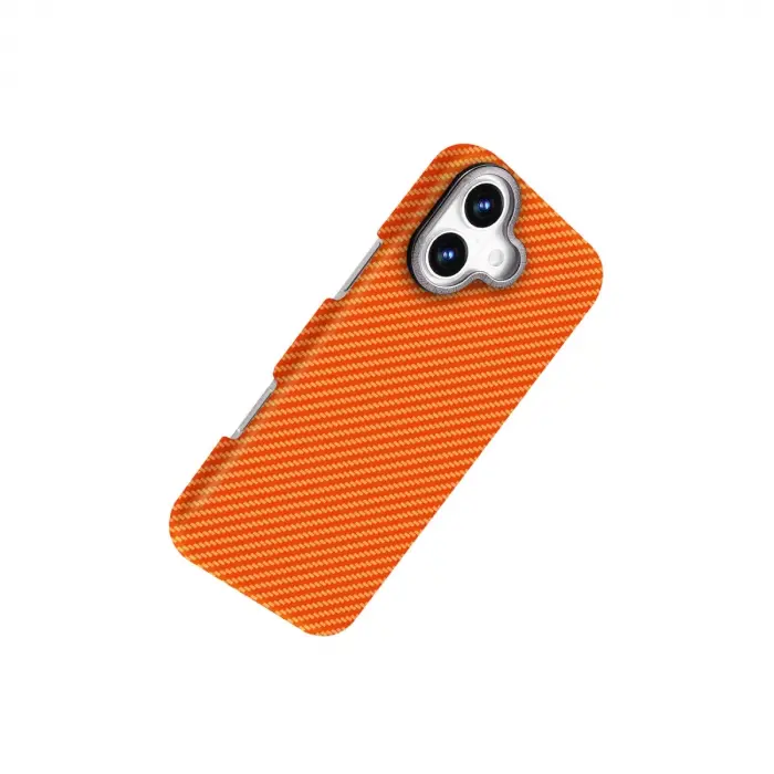 İphone 17 Vega Magsafe Kapak - Turuncu