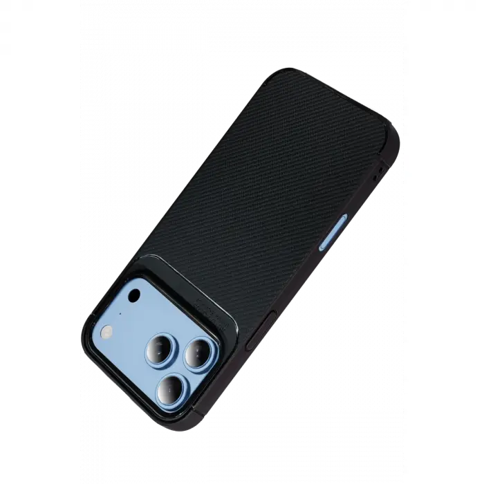 İphone 18 Pro Auto Focus Karbon Kapak - Siyah