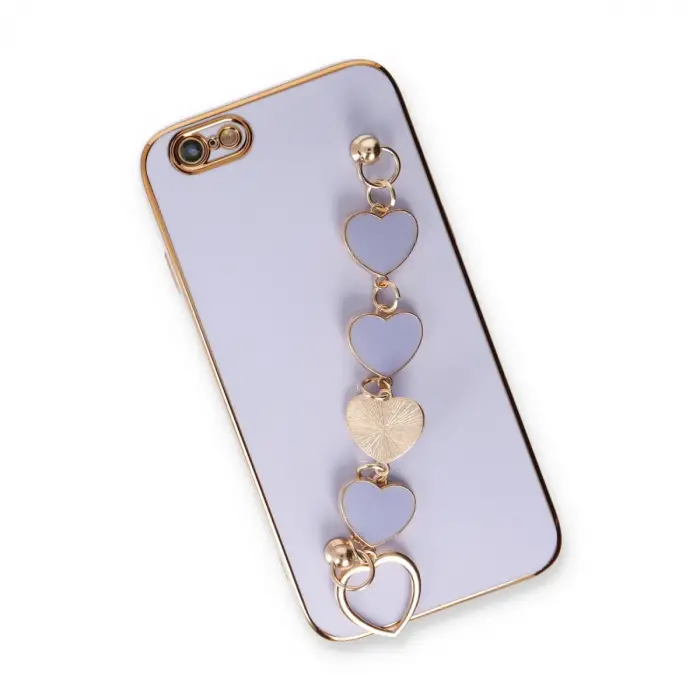 İphone 6 Kılıf Esila Silikon - Lila