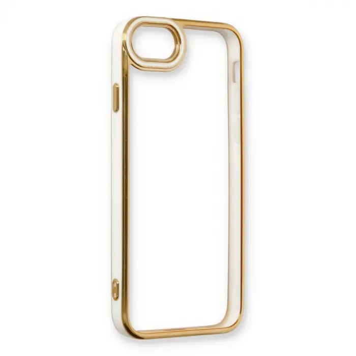 İphone 6 Kılıf Liva Lens Silikon - Beyaz