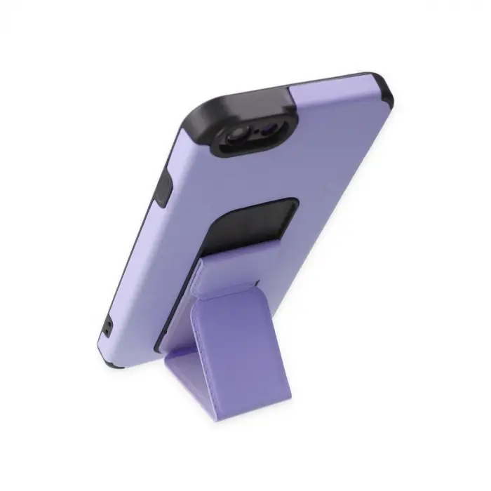 İphone 6 Kılıf Mega Standlı Silikon - Lila