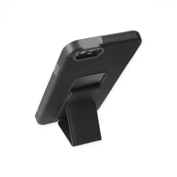 İphone 6 Kılıf Mega Standlı Silikon - Siyah