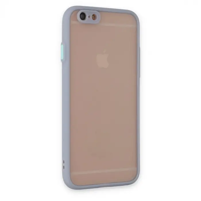 İphone 6 Kılıf Montreal Silikon Kapak - Gri