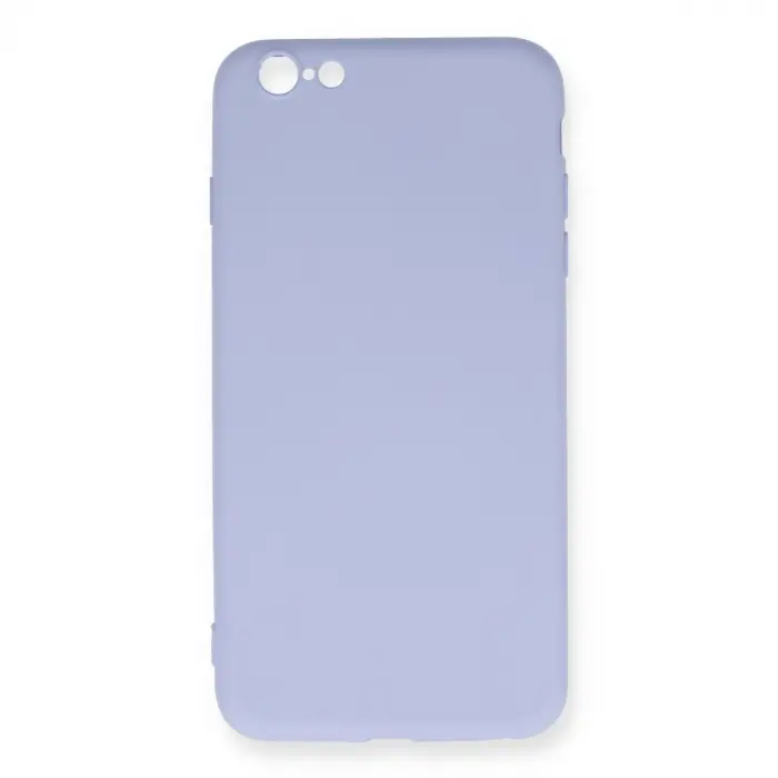 İphone 6 Plus Kılıf Nano İçi Kadife Silikon - Lila