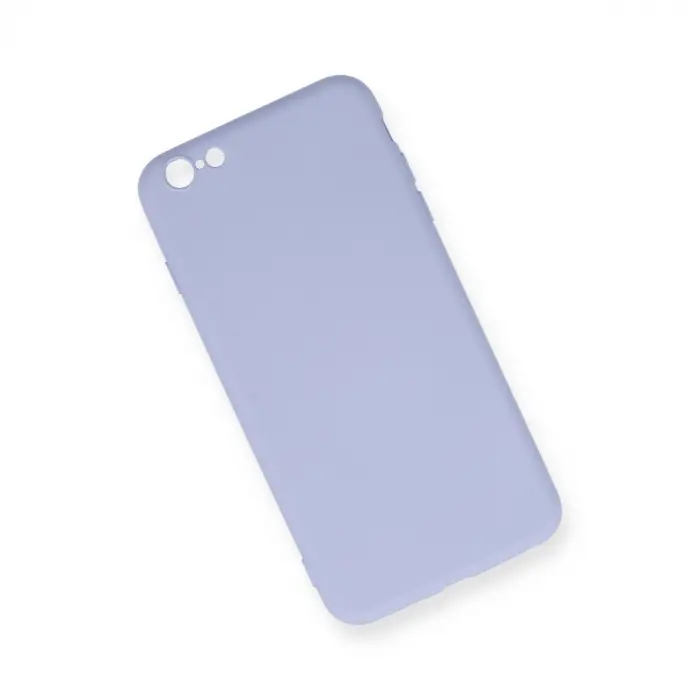 İphone 6 Plus Kılıf Nano İçi Kadife Silikon - Lila