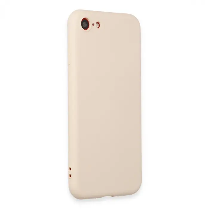 İphone 7 Kılıf First Silikon - Krem