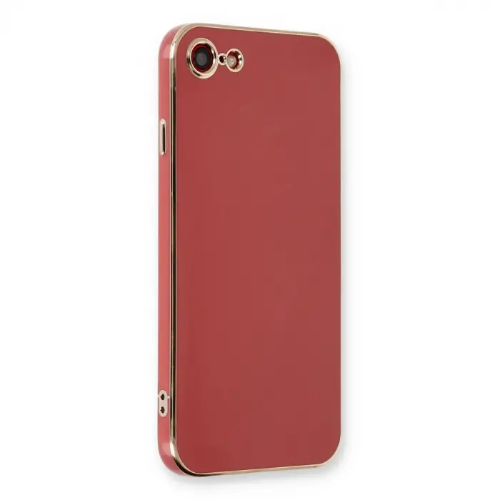 İphone 7 Kılıf Volet Silikon - Kırmızı