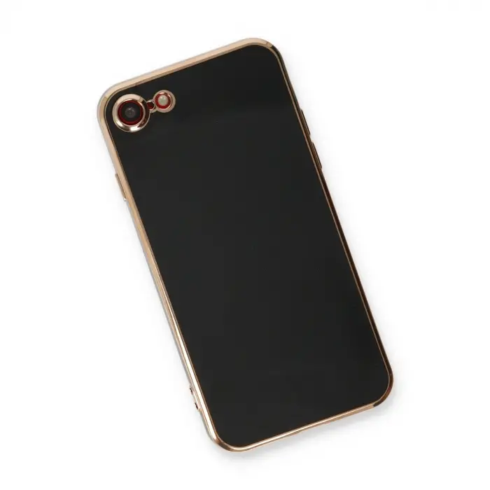 İphone 7 Kılıf Volet Silikon - Siyah