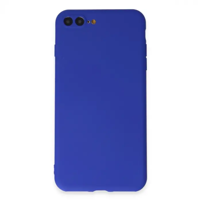 İphone 7 Plus Kılıf First Silikon - Koyu Mavi