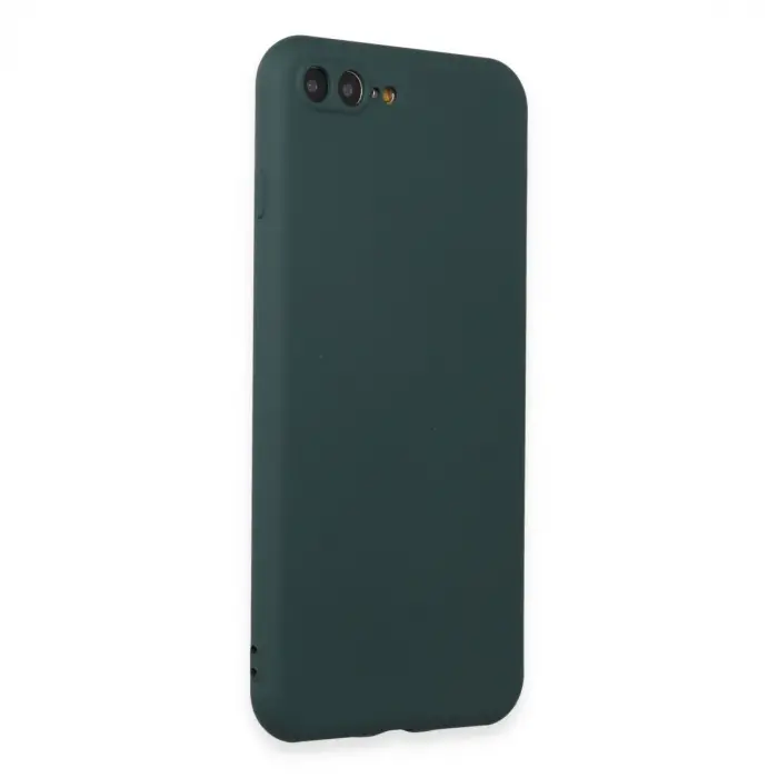 İphone 7 Plus Kılıf First Silikon - Koyu Yeşil