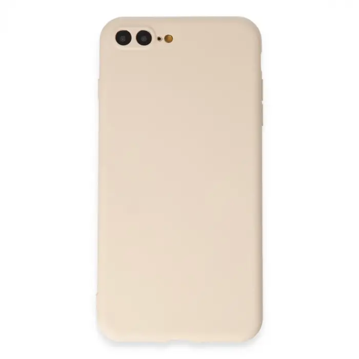 İphone 7 Plus Kılıf First Silikon - Krem