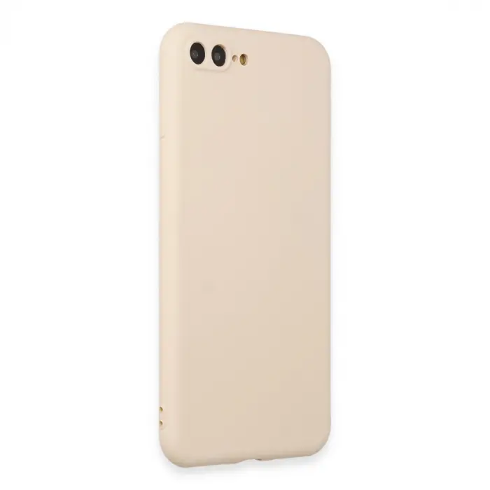 İphone 7 Plus Kılıf First Silikon - Krem