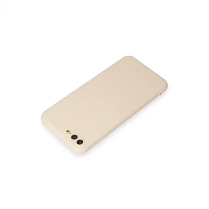 İphone 7 Plus Kılıf First Silikon - Krem