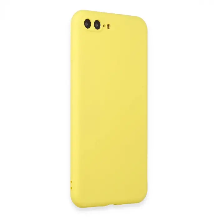 İphone 7 Plus Kılıf First Silikon - Sarı