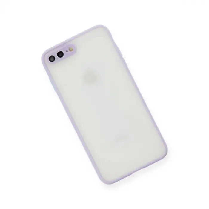 İphone 7 Plus Kılıf Montreal Silikon Kapak - Mor