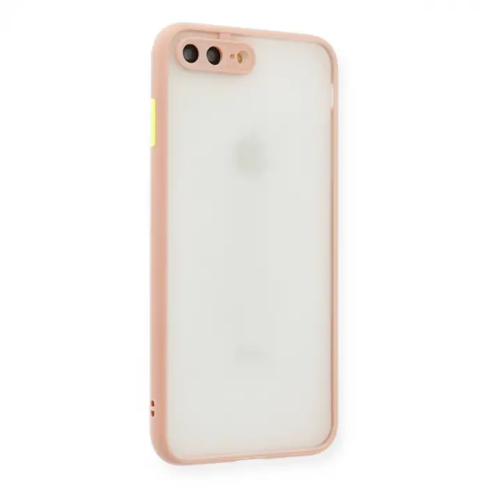 İphone 7 Plus Kılıf Montreal Silikon Kapak - Pembe