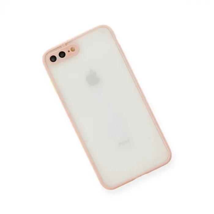 İphone 7 Plus Kılıf Montreal Silikon Kapak - Pembe