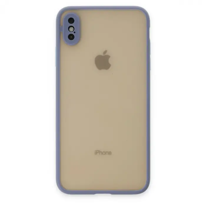 İphone X Kılıf Montreal Silikon Kapak - Gri