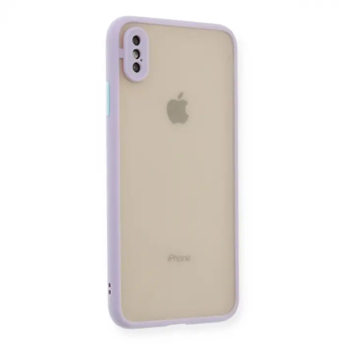 İphone X Kılıf Montreal Silikon Kapak - Mor