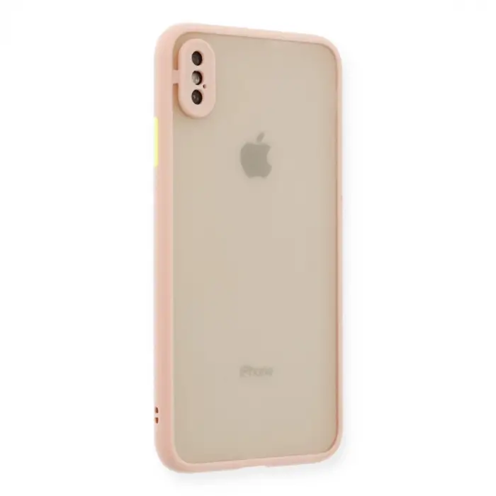 İphone X Kılıf Montreal Silikon Kapak - Pembe