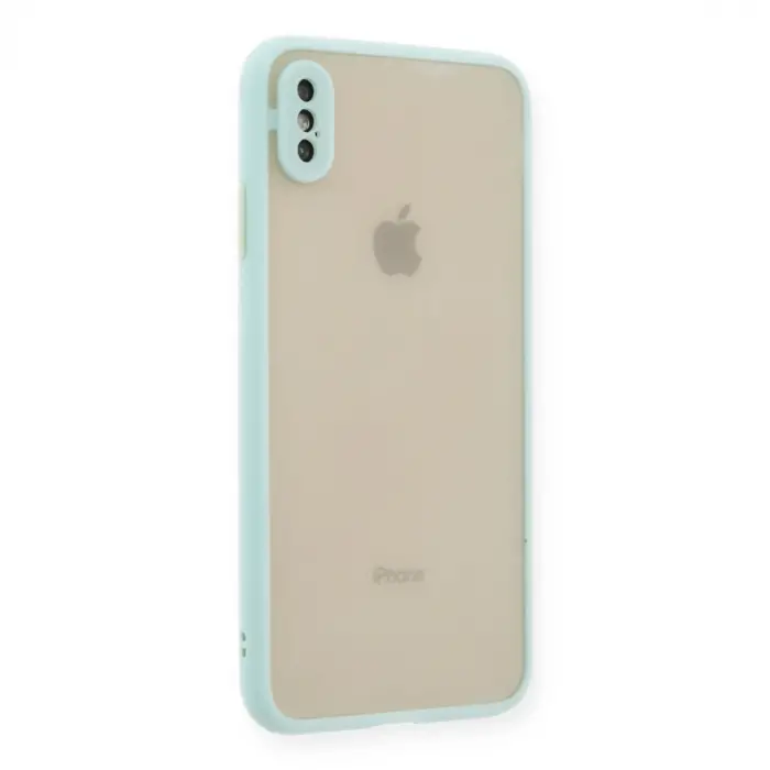 İphone X Kılıf Montreal Silikon Kapak - Turkuaz