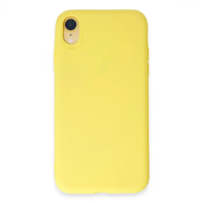 İphone Xr Kılıf First Silikon - Sarı