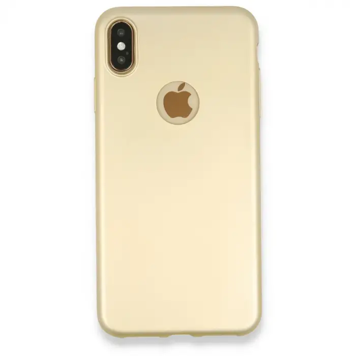İphone Xs Max Kılıf First Silikon - Gold