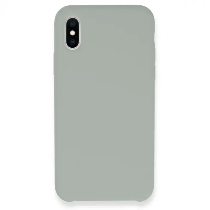 İphone Xs Max Kılıf Lansman Legant Silikon - Açık Gri