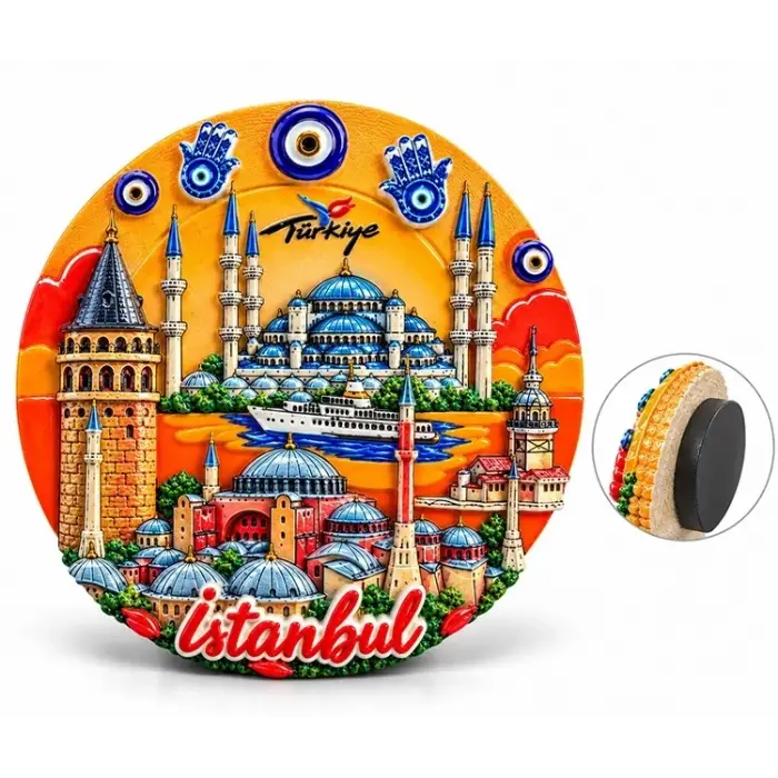 İstanbul Temalı Polyester Magnet Alk5861