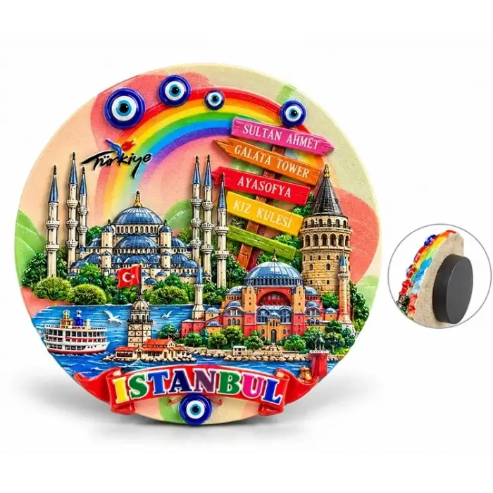 İstanbul Temalı Polyester Magnet Alk5862