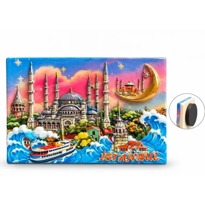 İstanbul Temalı Polyester Magnet Alk5877
