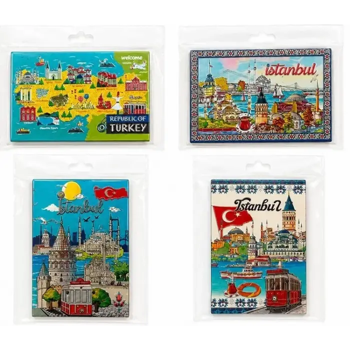 İstanbul Temalı Silikon Buzdolapı Süsü Magnet Alk5815