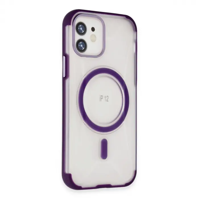 Joko İphone 12 Hilton Magsafe Kapak - Derin Mor