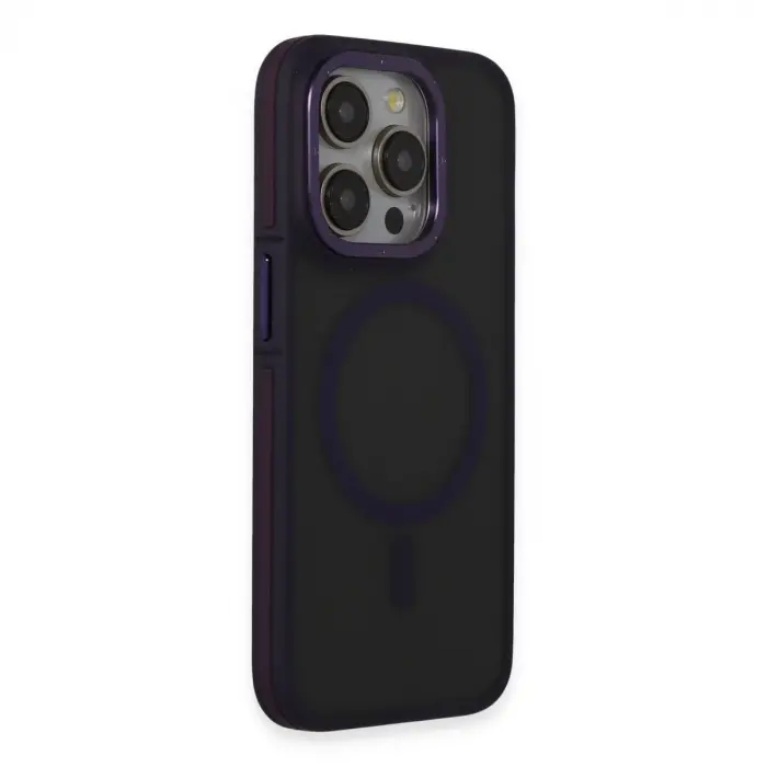 Joko İphone 14 Pro Max Kılıf Rocky Magsafe Kapak - Derin Mor