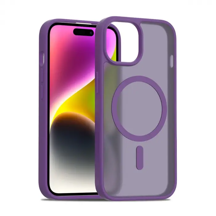 Joko  İphone 15 Jota Magsafe Kapak- Derin Mor