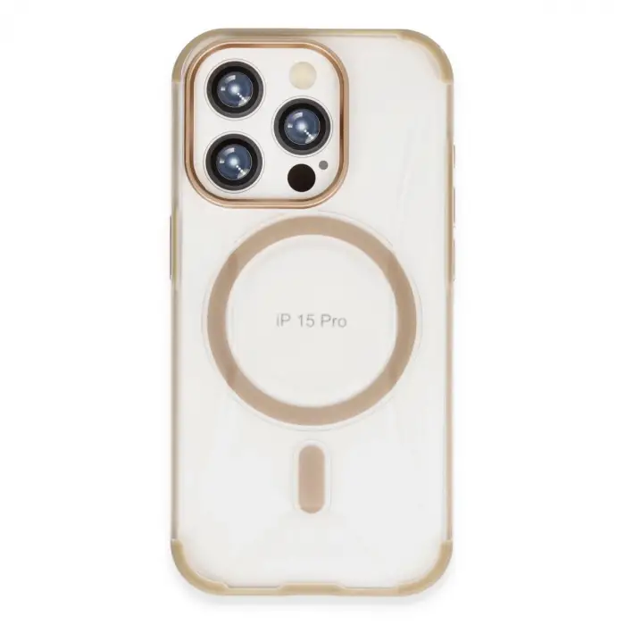 Joko  İphone 15 Pro Hilton Magsafe Kapak - Gold